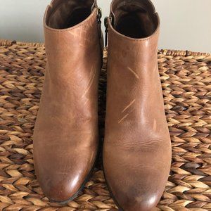 Clark's Brown Leather Booties